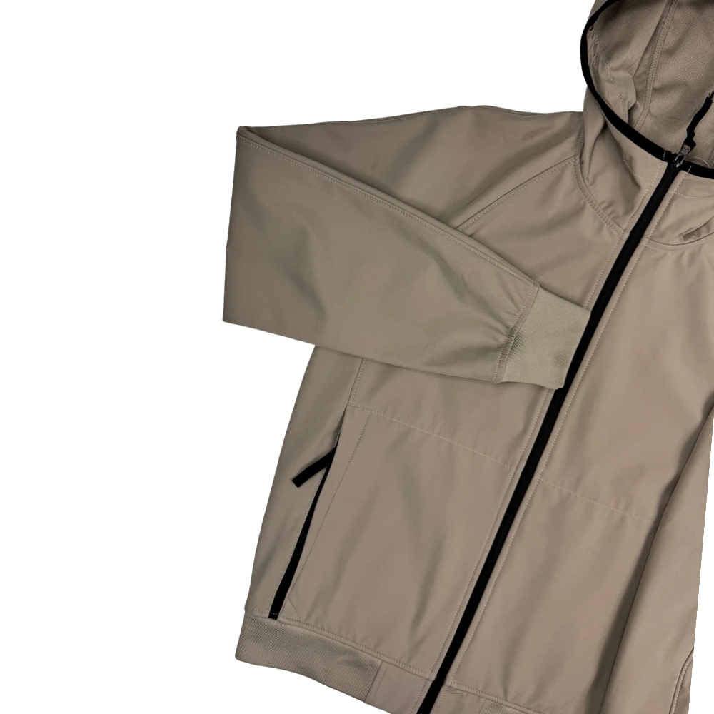 Chaqueta Stone Island Light Soft Shell-R e.dye Technology in Recycled Polyester beige - talla M