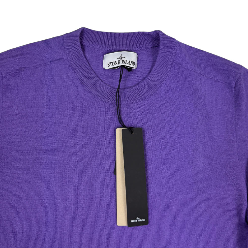 Jersey Stone Island cuello redondo morado - talla M/L/XL/2XL