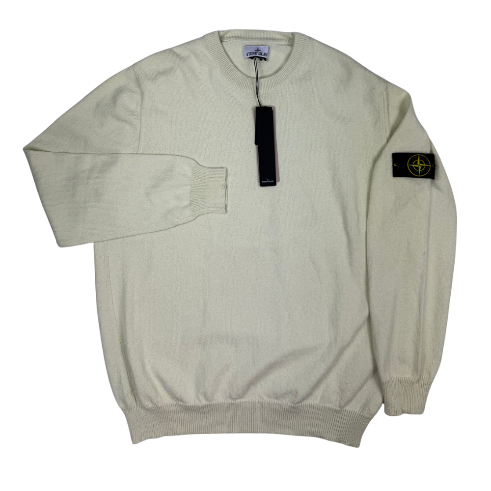 Jersey Stone Island cuello redondo lima claro - talla 3XL
