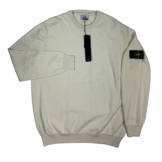 Jersey Stone Island cuello redondo lima claro - talla 3XL