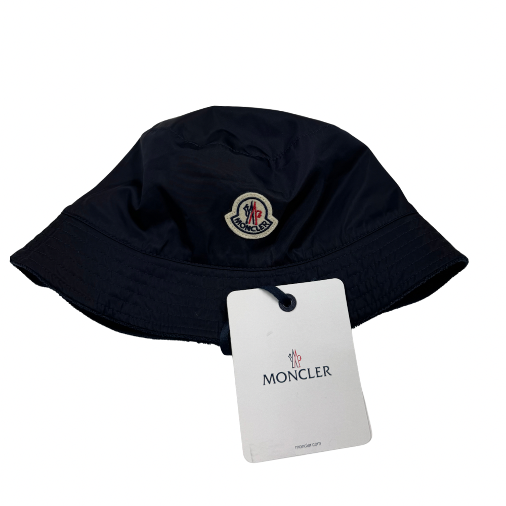 Gorro Pesquero Moncler reversible azul marino - talla M