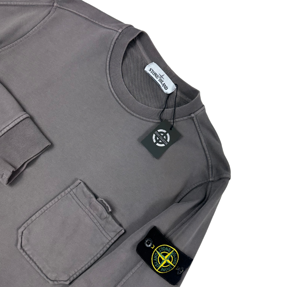 SUDADERA CUELLO REDONDO STONE ISLAND - talla M