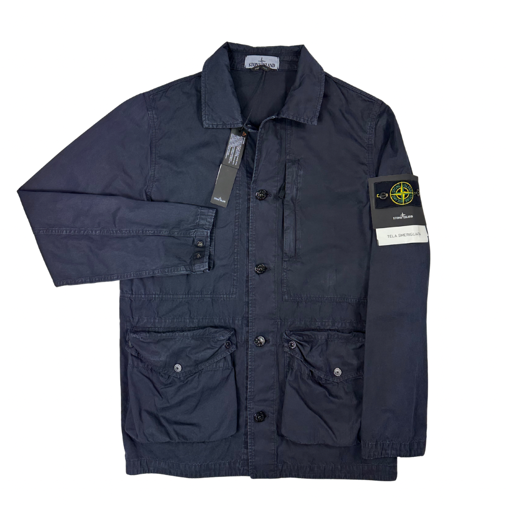 CHAQUETA STONE ISLAND TELA SMERIGLIATA- talla M