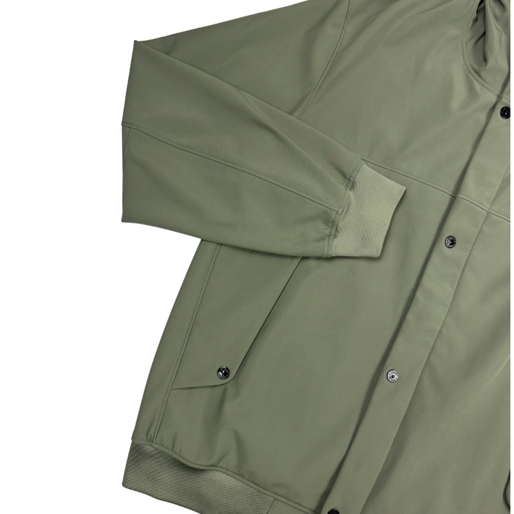 Chaqueta Stone Island Light Soft Shell - R e.dye Technology in Recycled  Polyester verde  - talla 2XL