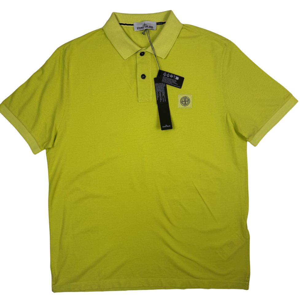 Polo Stone Island Manga Corta Amarillo manga corta - talla XL