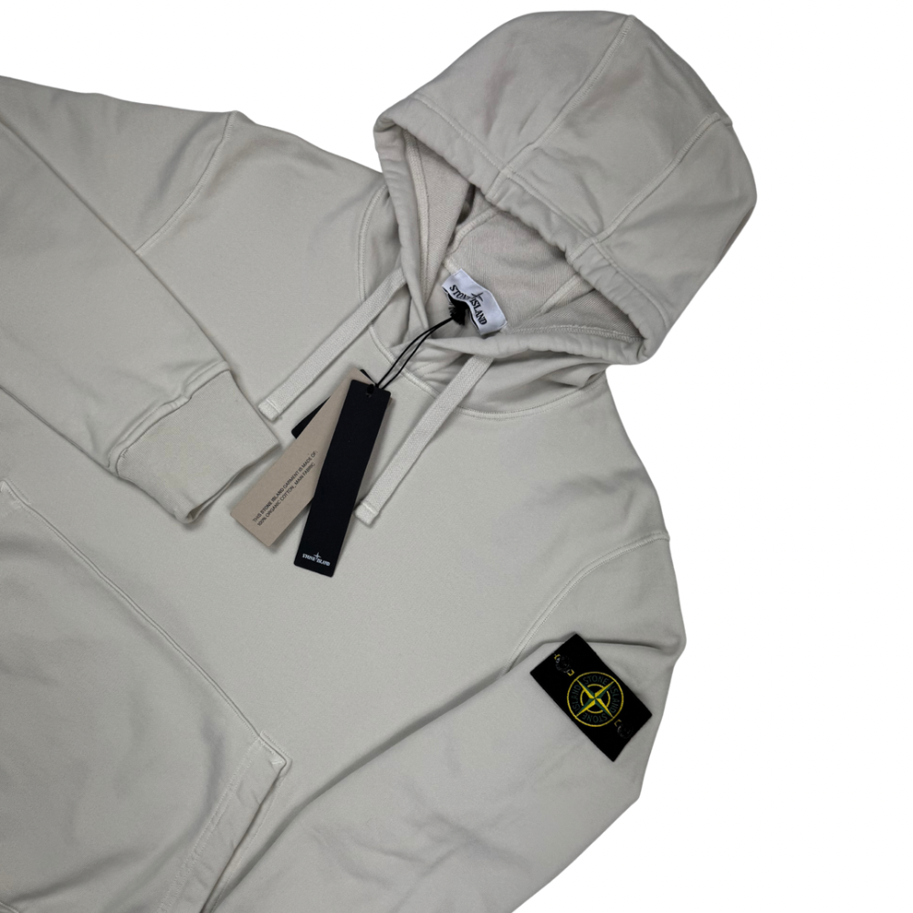 Sudadera con capucha Stone Island blanco roto - talla L