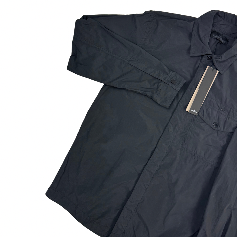 Sobrecamisa Stone Island Ghost con botones negro - talla M