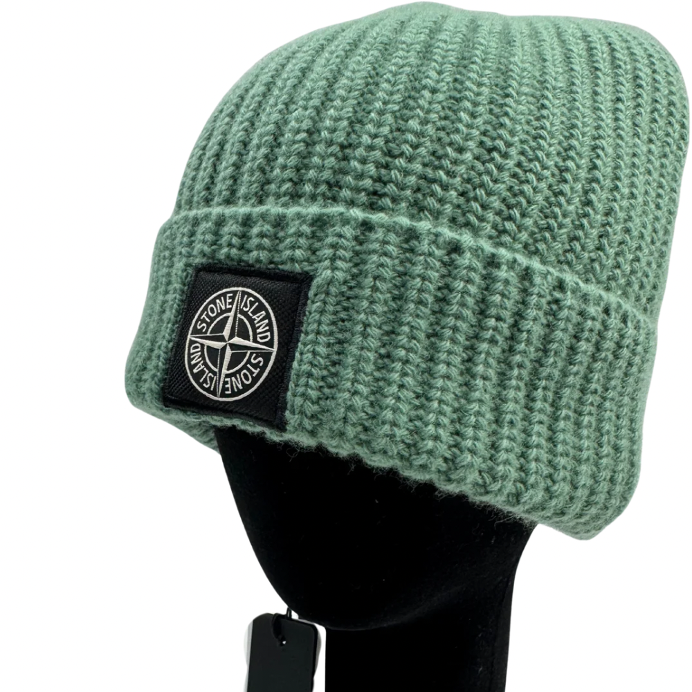 Gorro de lana Stone Island Verde menta - talla UNI