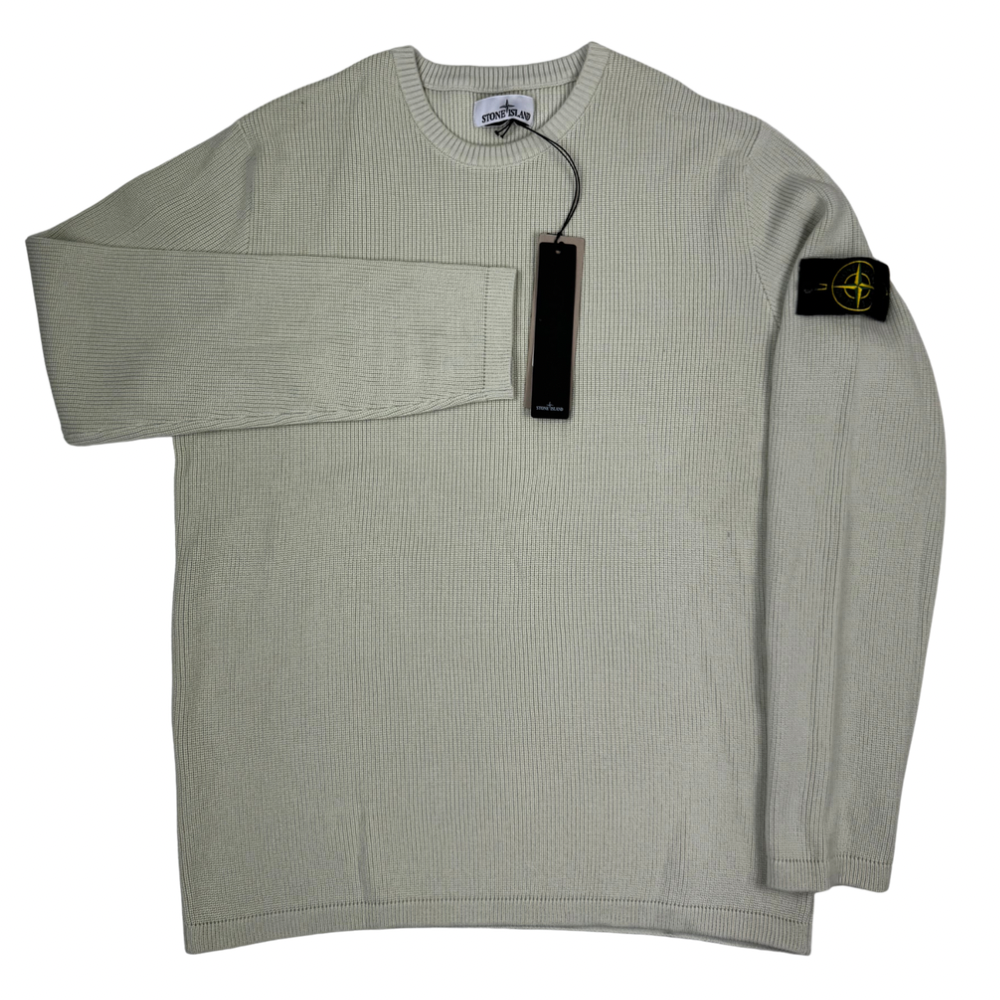 Jersey Stone Island cuello redondo lima claro - talla XL/2XL