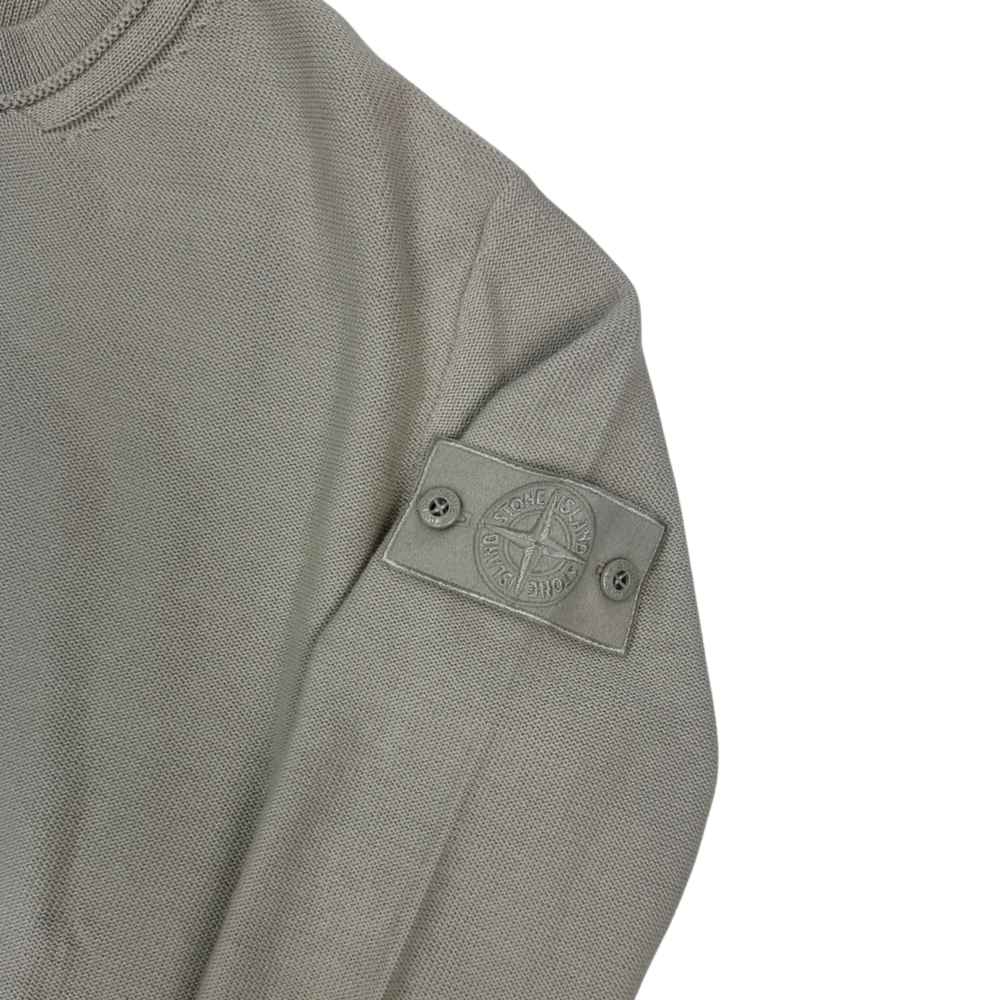 Jersey Stone Island Ghost cuello redondo arena - talla XL