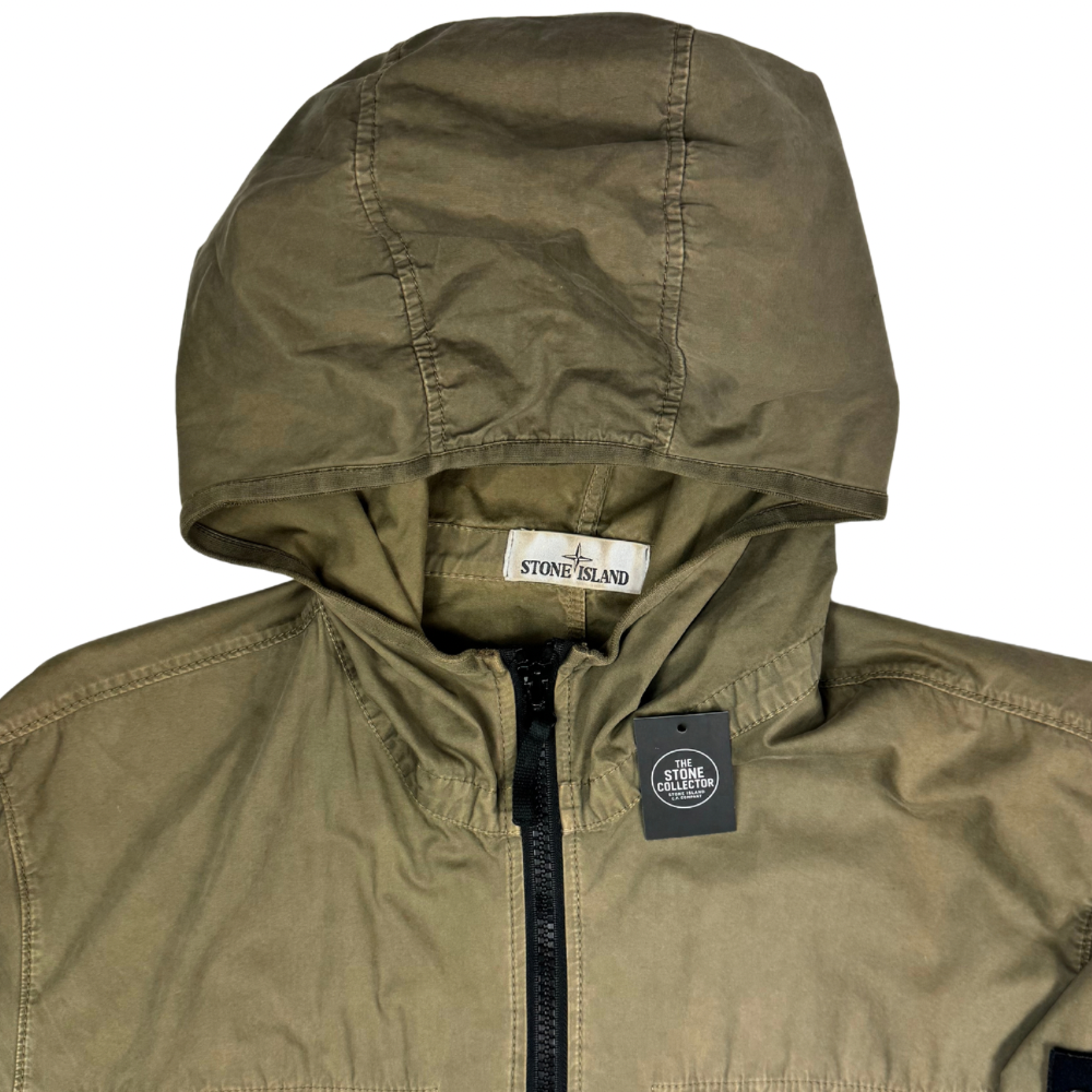 Sobrecamisa Stone Island verde militar - talla 2XL