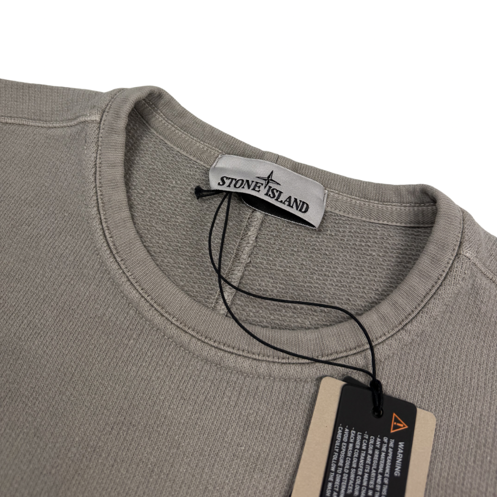Sudadera Cuello Redondo Stone Island Closed Loop Project Gris - talla S
