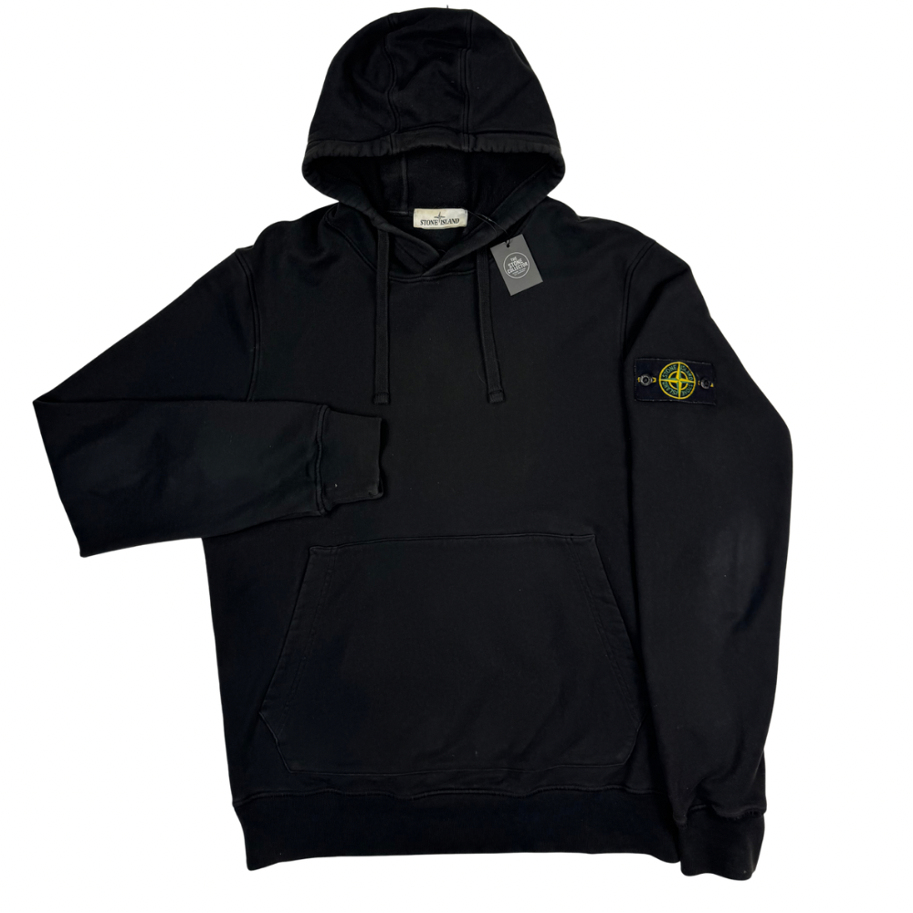 Sudadera con capucha Stone Island negro - talla L