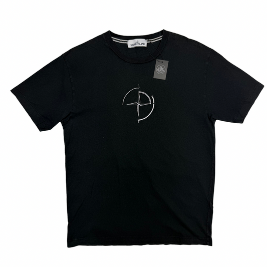 Camiseta Stone Island Negra manga corta - talla L