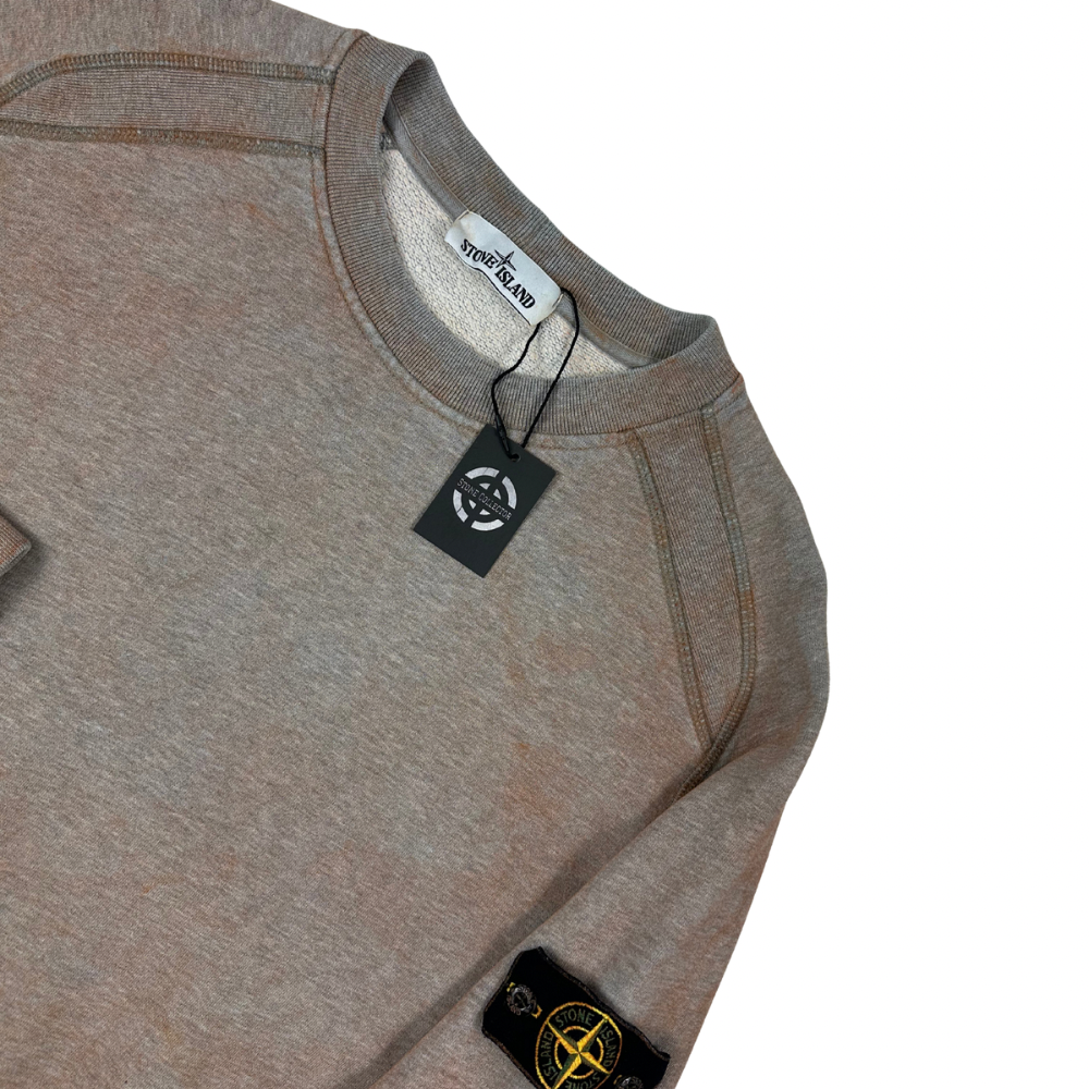 SUDADERA CUELLO REDONDO DUST STONE ISLAND  - talla L