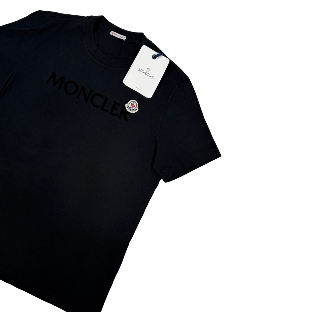Camiseta Moncler negro manga corta - talla M