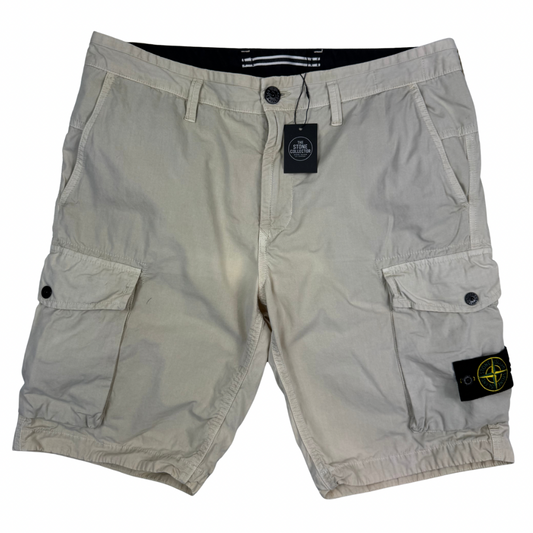 Pantalón Cargo Corto Stone Island Type SL beige - talla W/34