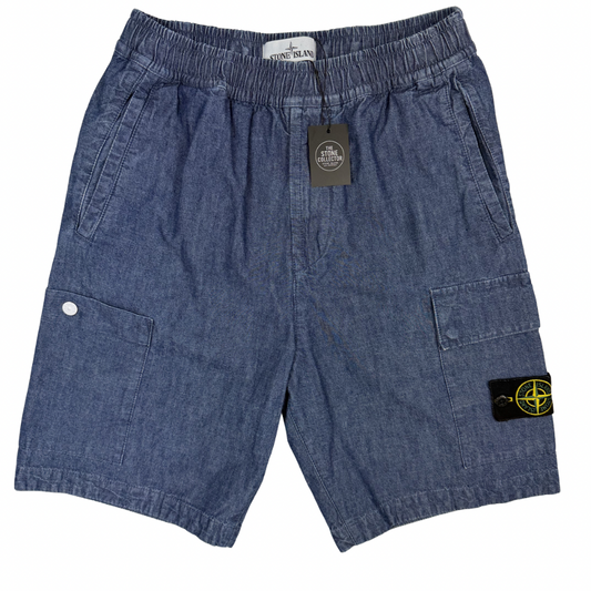 PANTALÓN CARGO CORTO VAQUERO STONE ISLAND - talla W/28
