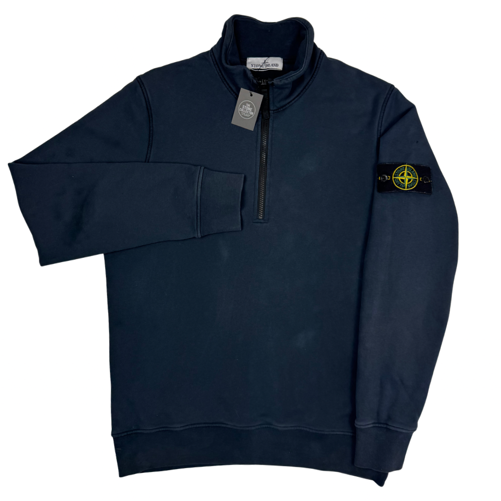 Sudadera Half-Zip Stone Island Azul marino - talla M