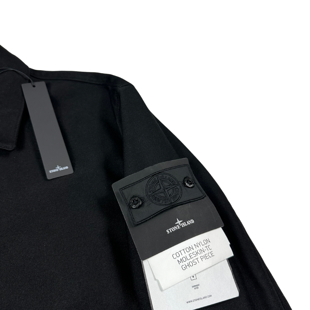 ABRIGO STONE ISLAND COTTON NYLON MOLESKIN-TC GHOST PIECE - talla XXL