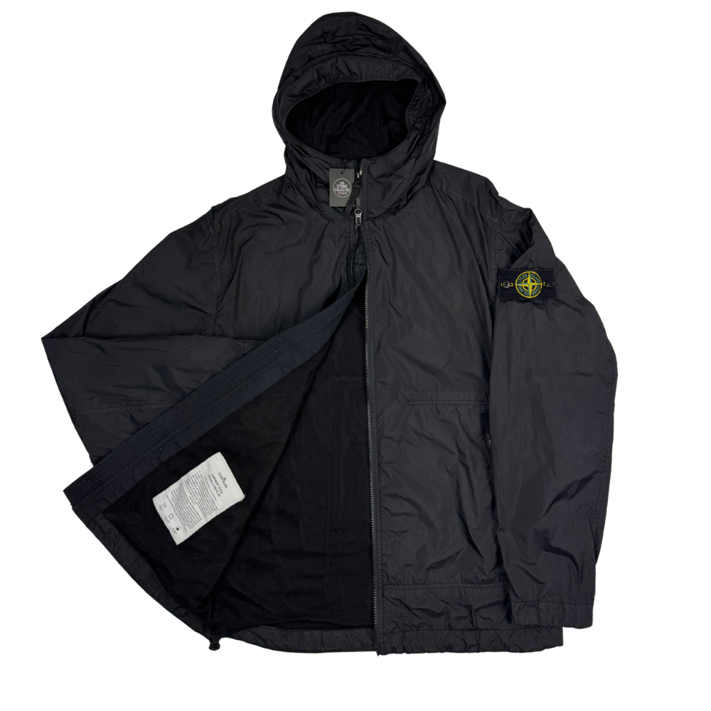 Chaqueta Stone Island Garment Dyed Crinkle Reps NY Negro - talla L