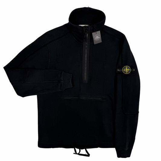 SUDADERA HALF - ZIP STONE ISLAND - talla S