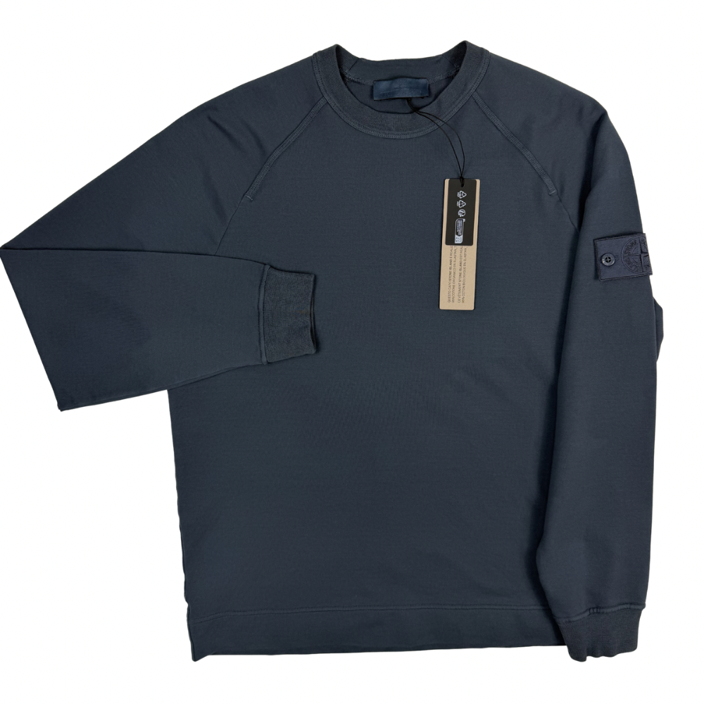 Sudadera cuello redondo Stone Island Ghost azul - talla M