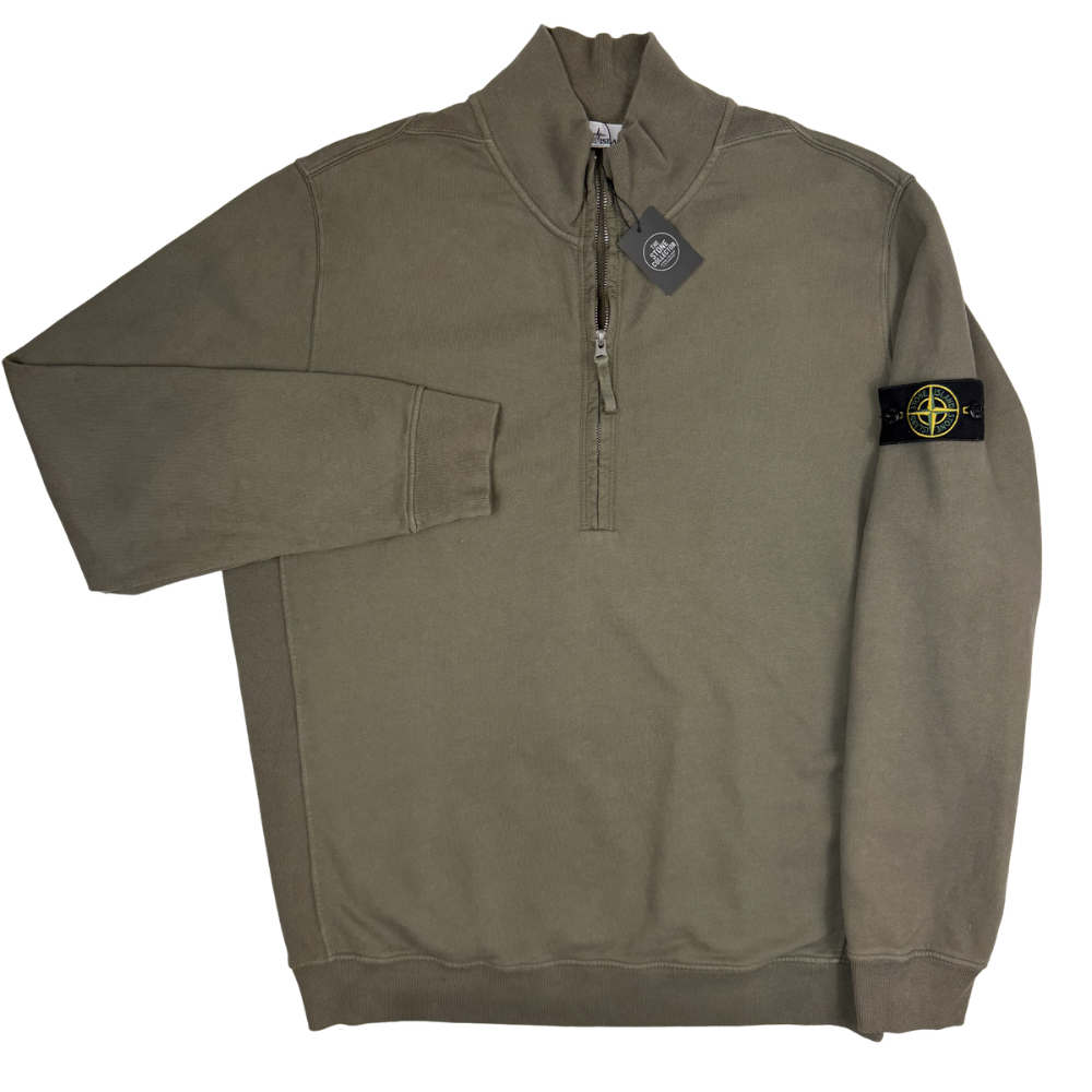 SUDADERA HALF - ZIP STONE ISLAND  - talla XXL