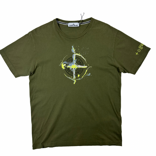 CAMISETA MANGA CORGA STONE ISLAND - talla L