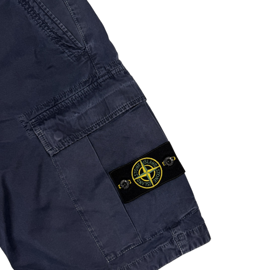 Pantalón Cargo Corto Stone Island Type SL azul marino - talla W31