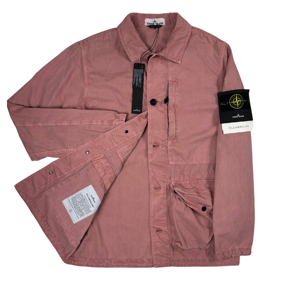 CHAQUETA STONE ISLAND TELA SMERIGLIATA - talla M