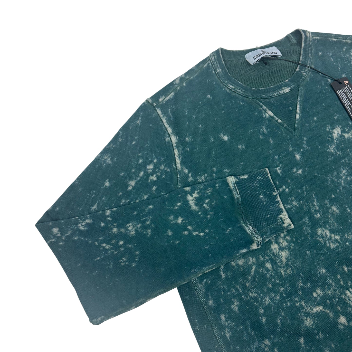 SUDADERA CUELLO REDONDO OFF DYED CREW STONE ISLAND - talla S/L
