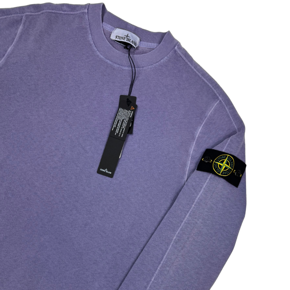 Sudadera cuello redondo Stone Island lila- talla S/M/L/XL