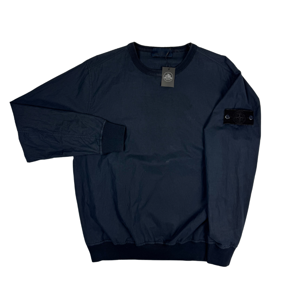Sudadera cuello redondo Stone Island Ghost azul marino - talla M
