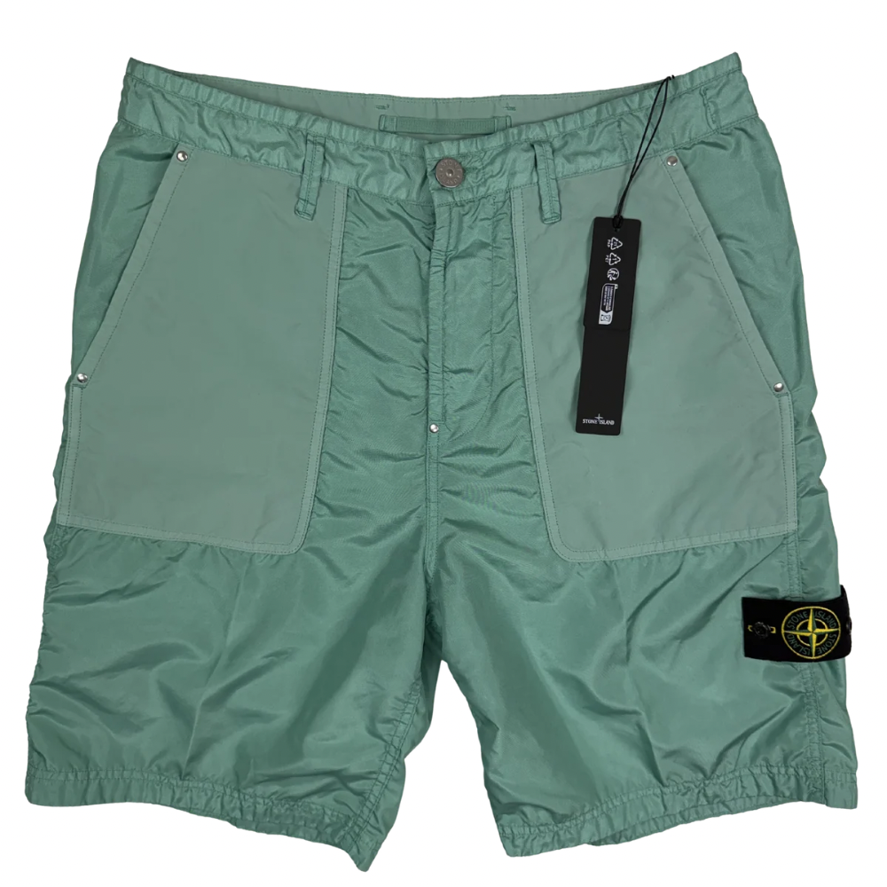 Pantalón Cargo Corto Stone Island Verde - talla W/32