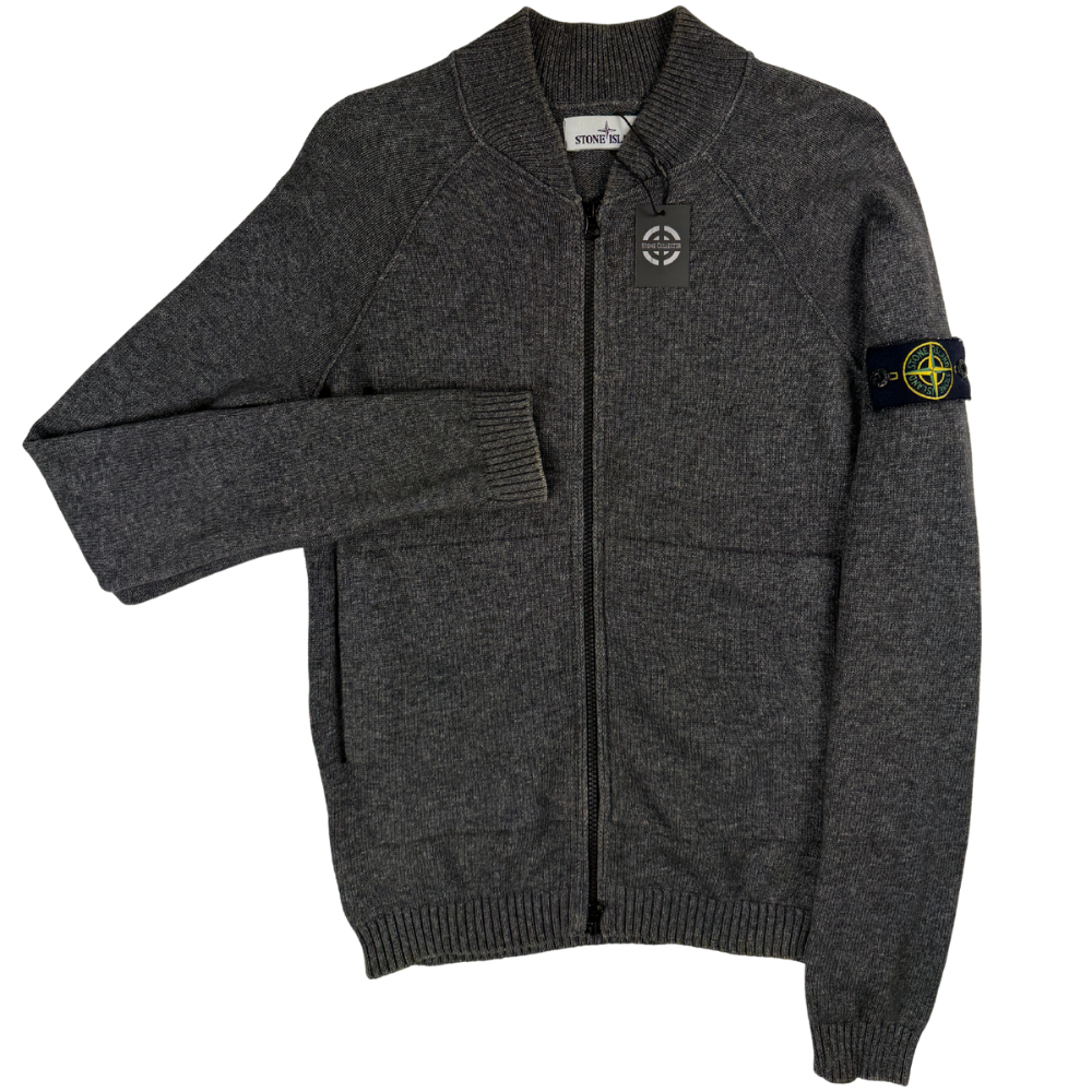 SUDADERA CON CREMALLERA STONE ISLAND - talla M