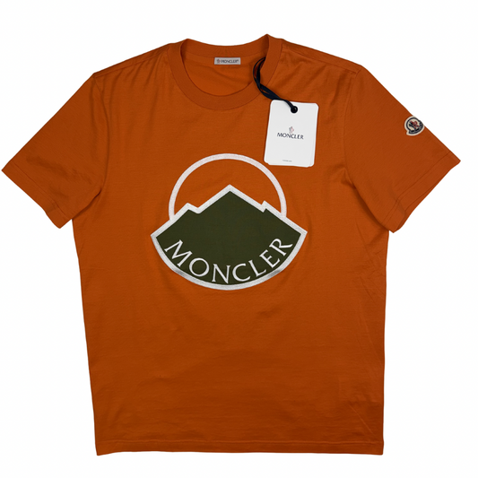 Camiseta Moncler naranja manga corta - talla L