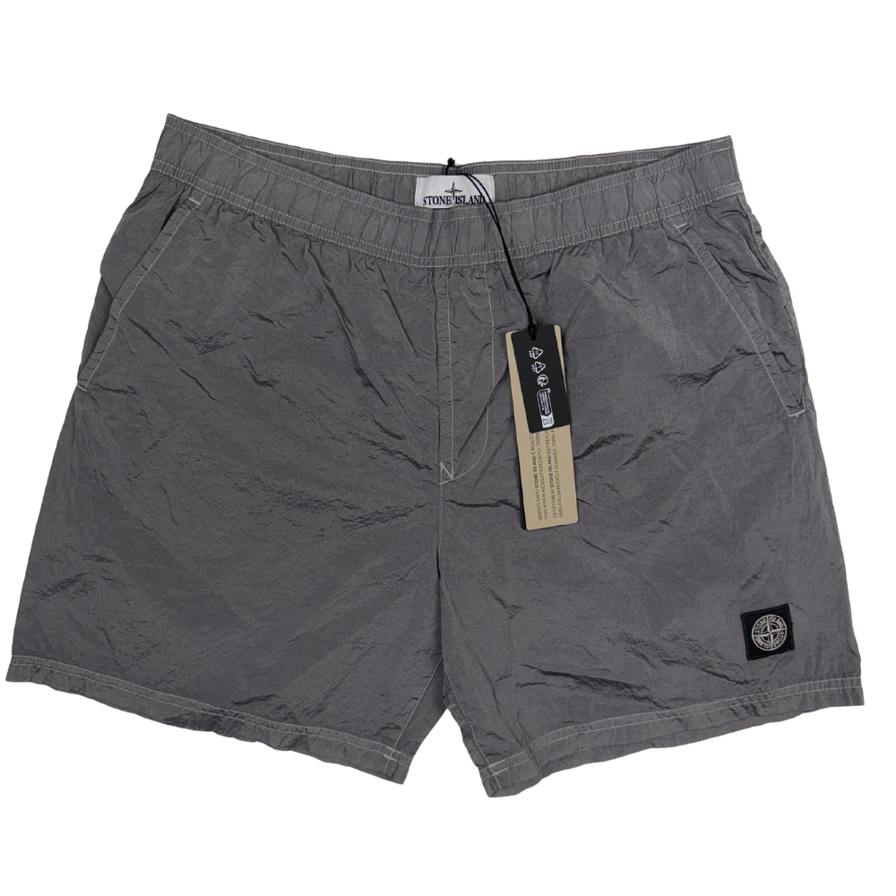 Bañador Stone Island Gris nylon metal - talla S / M / L