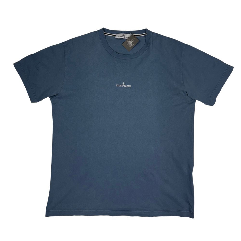 Camiseta Stone Island Azul manga corta - talla XL