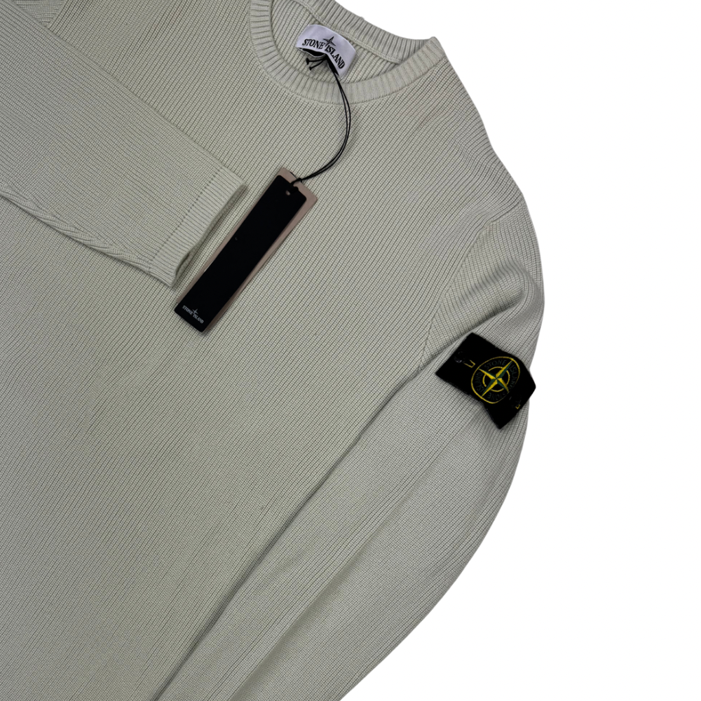 Jersey Stone Island cuello redondo lima claro - talla XL/2XL