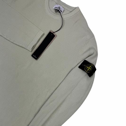 Jersey Stone Island cuello redondo lima claro - talla XL/2XL
