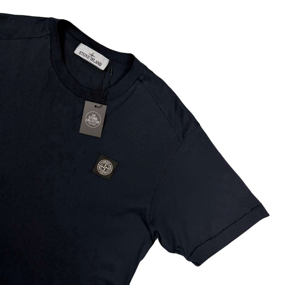 Camiseta Stone Island azul marino manga corta - talla S