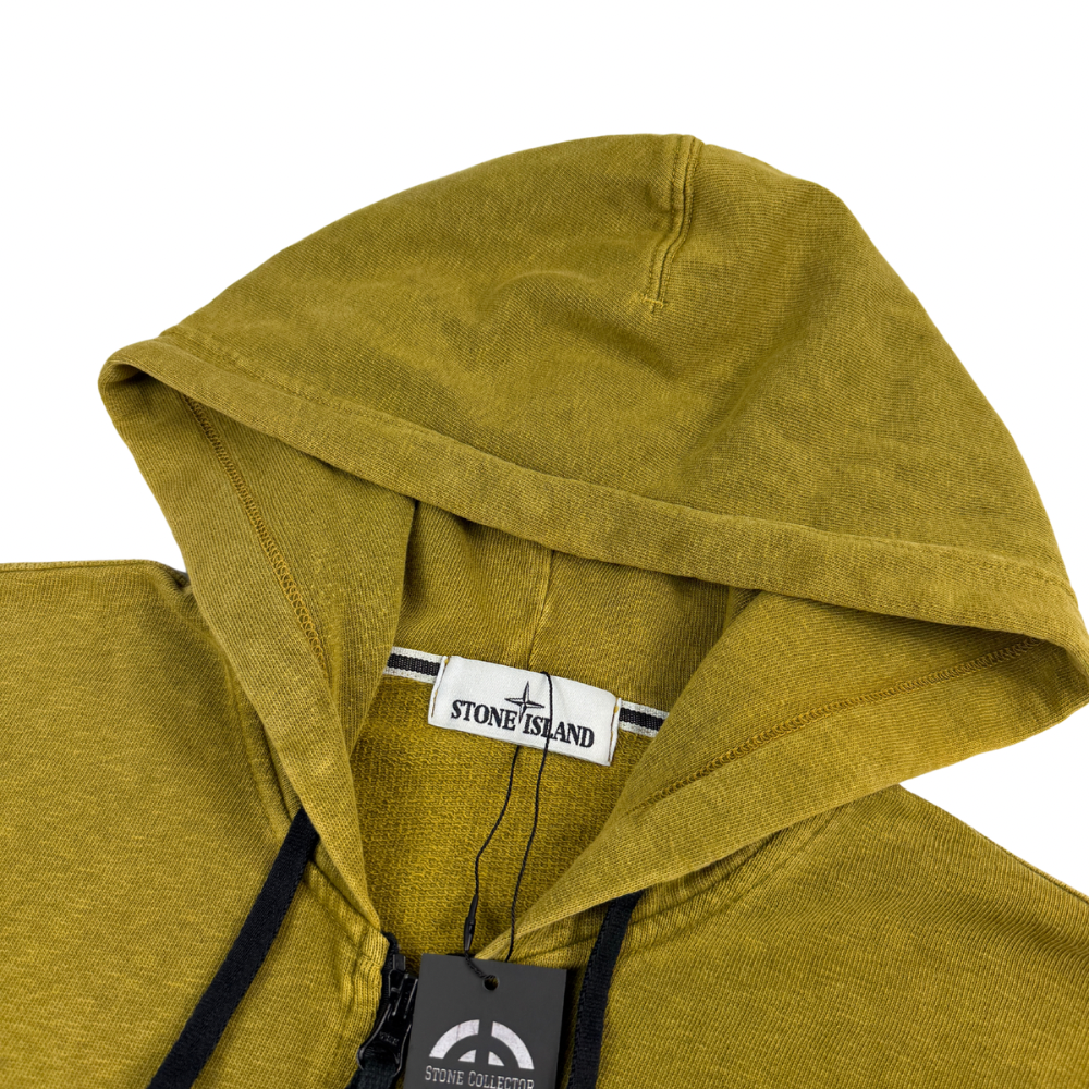 SUDADERA CON CAPUCHA Y CREMALLERA STONE ISLAND - talla M