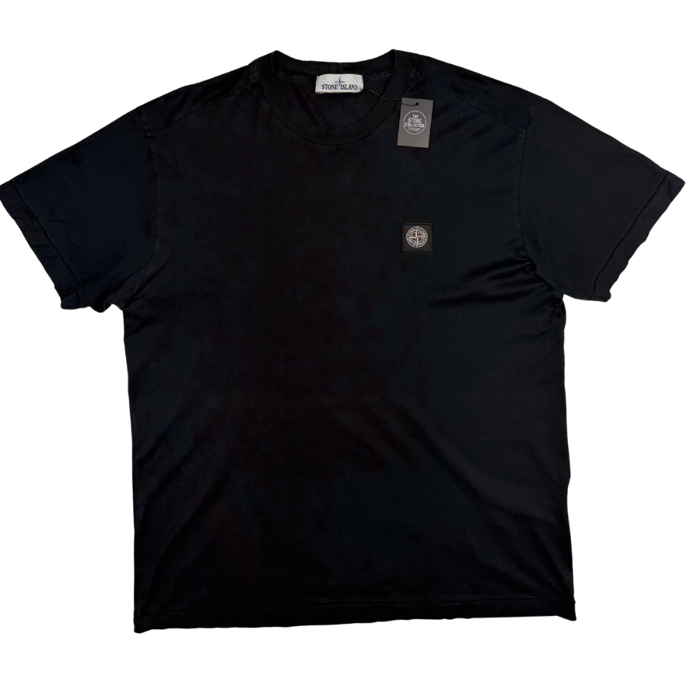Camiseta Stone Island Negra manga corta - talla 2XL
