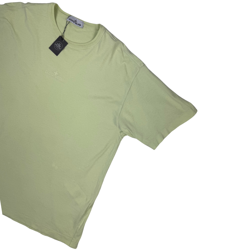 Camiseta Stone Island verde claro manga corta - talla XL