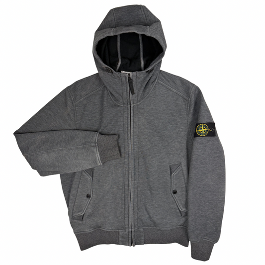 Chaqueta Stone Island Soft Shell gris - talla L