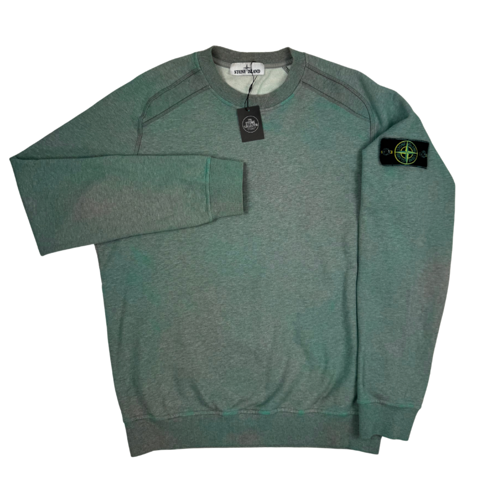Sudadera cuello redondo Stone Island Dust Verde - talla M