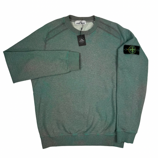 Sudadera cuello redondo Stone Island Dust Verde - talla M
