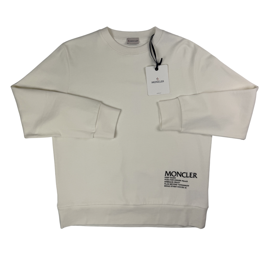 SUDADERA CUELLO REDONDO MONCLER - talla M/L