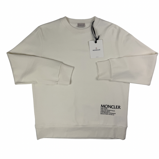 SUDADERA CUELLO REDONDO MONCLER - talla M/L